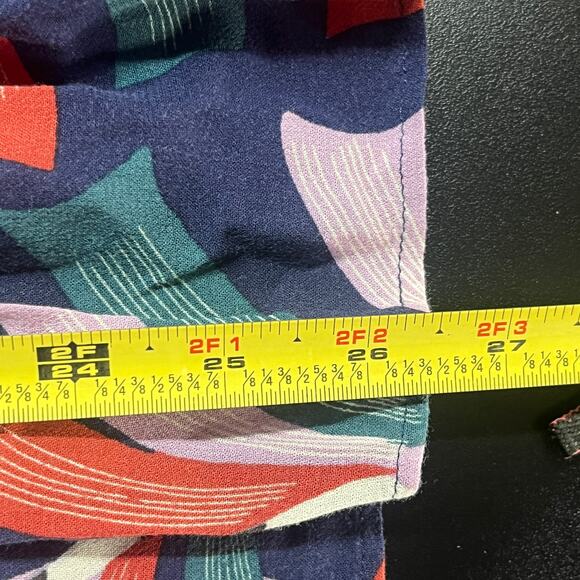 Maeve by Anthropologie Women's Cheyenne Peplum Abstract Print Blouse Size Small - Picture 6 of 6